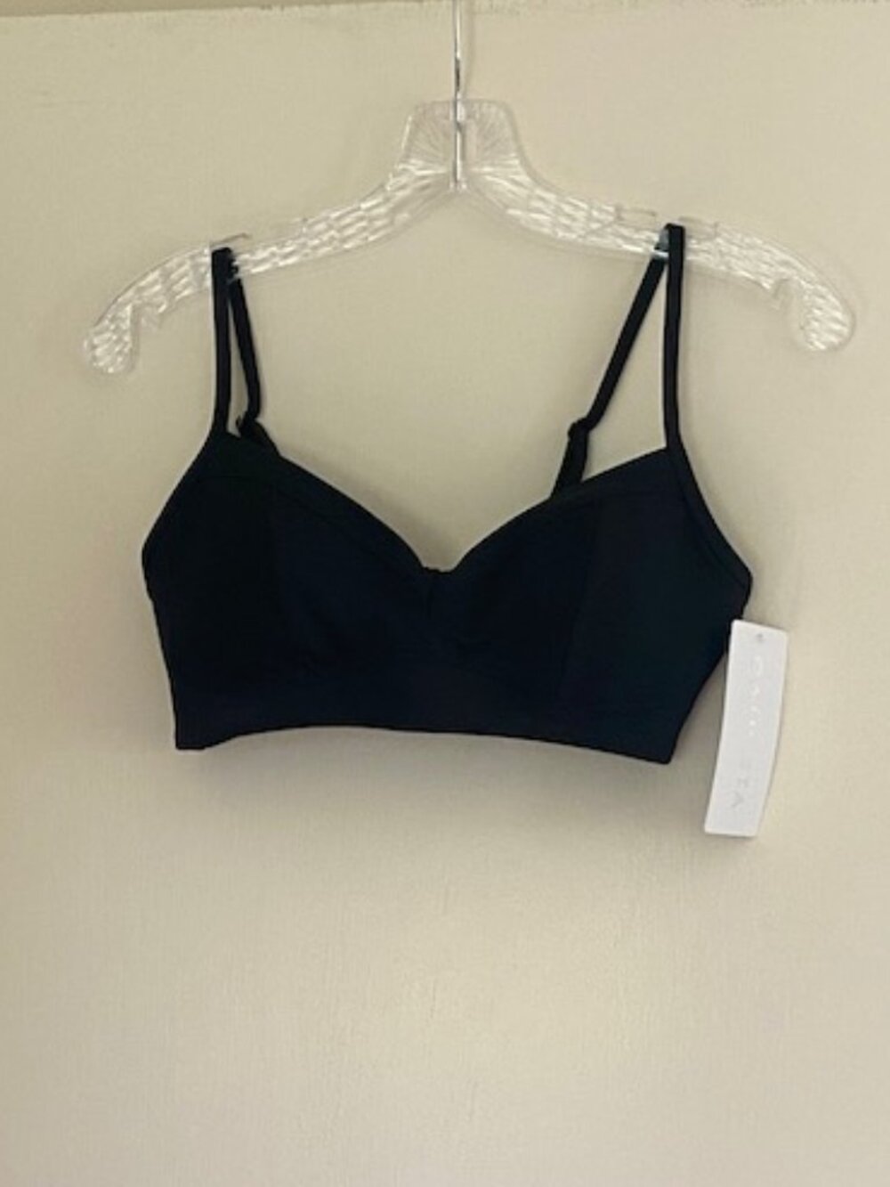 Athleta Sculpted Bikini Top, Women Size Medium, Black